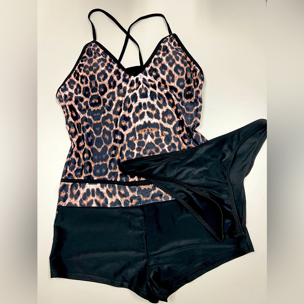 Leopard Print Bikini Set